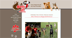 Desktop Screenshot of ahappytailpetservice.com